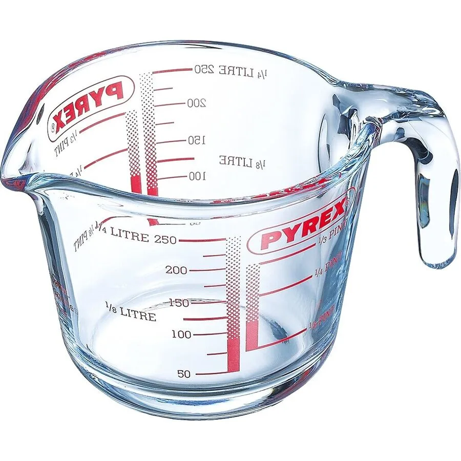Pyrex Messbecher Prepware Transparent Glas 0.25 l