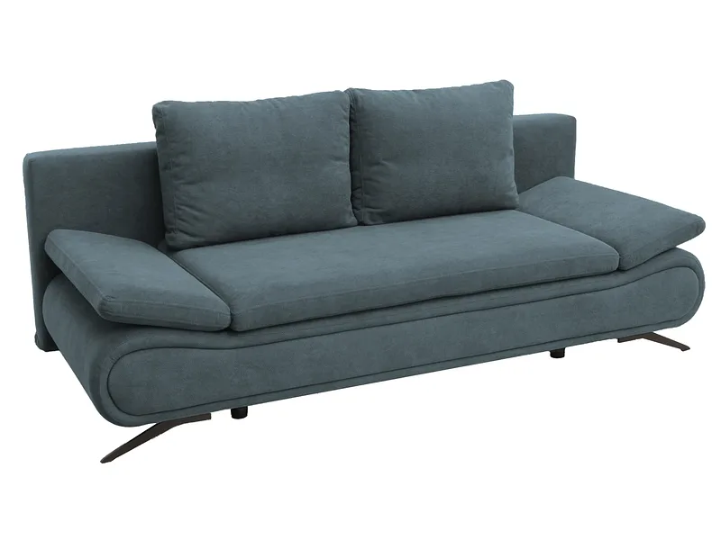 Bettsofa LION Stoff blau