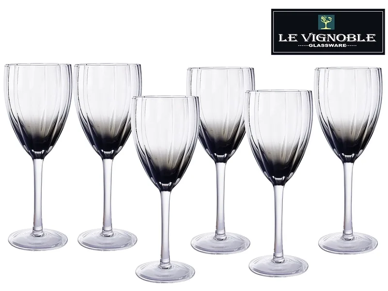 Weinglass BLOOM 6 -teilig grau 30 cl