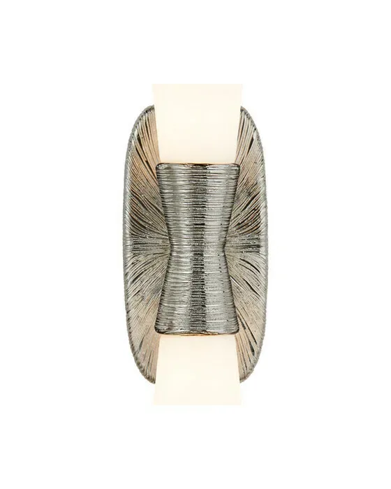 Utopia Large Double Bath Sconce Polished Nickel
