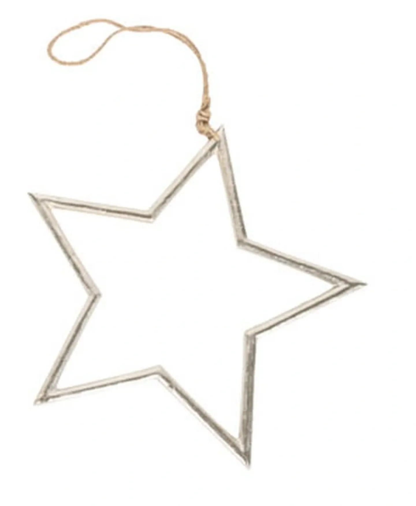 Decofinder Weihnachtsschmuck Sternhänger, Aluguss | Schubiger Möbel