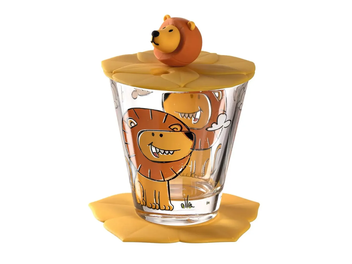 Alltron Trinkglas Für Kinder Bambini Löwe, 215 ml, 3-teilig Transparent | Schubiger Möbel