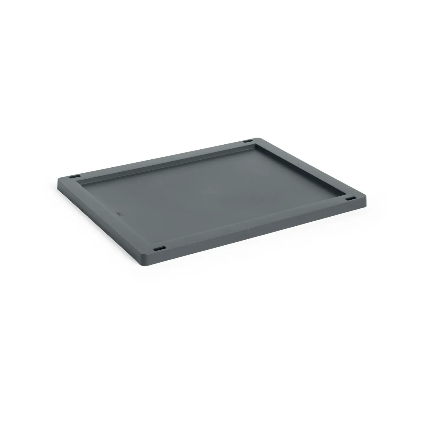 HAY Colour Crate lock plastic medium Charcoal