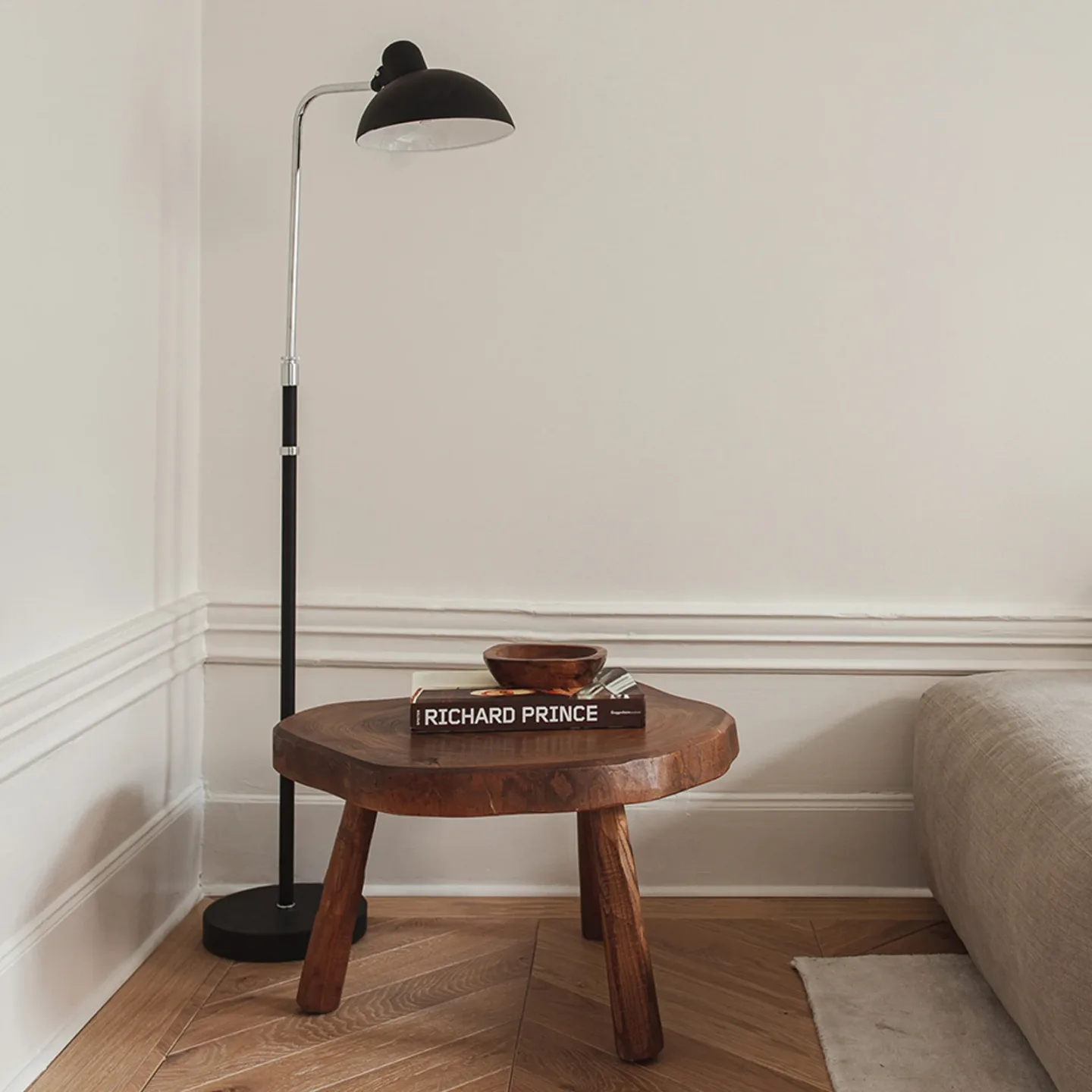 KAISER idell™ 6580-F Gulvlampe Mat Sort - Fritz Hansen Kaiser Idell 6580-F Luxus - Stue - Design - Metal - Med skærm