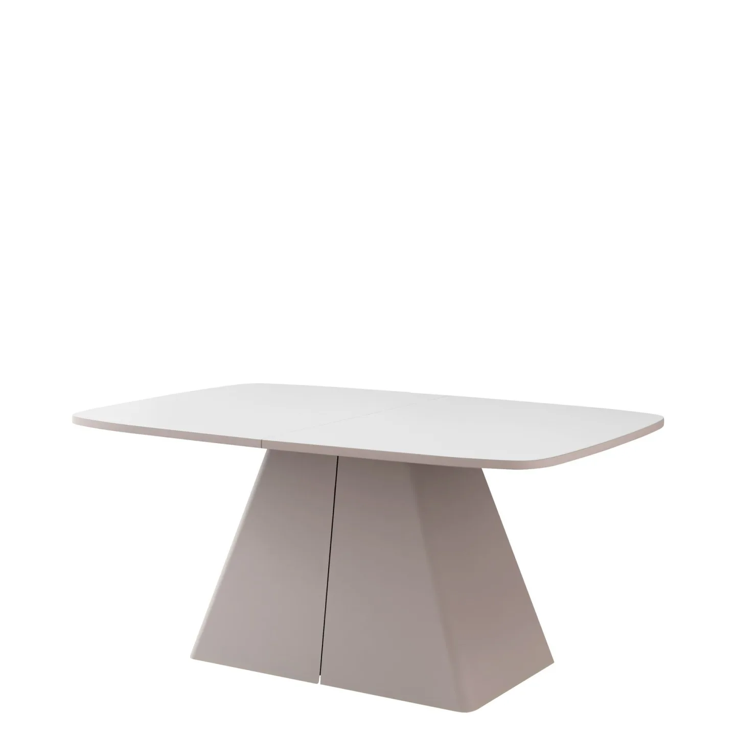 Novaj Matbord förlängningsbart 180-256 cm - beige, vit