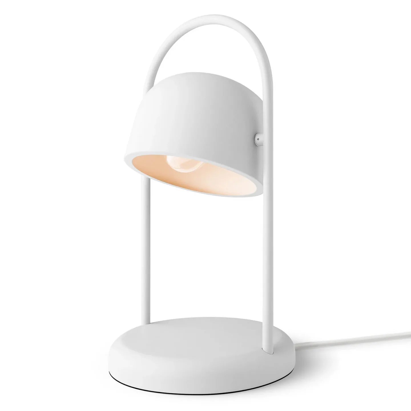 Quay Tischleuchte White - PLEASE WAIT to be SEATED - Arbeitszimmer / Büro - Modern - Metall - Mit Schirm