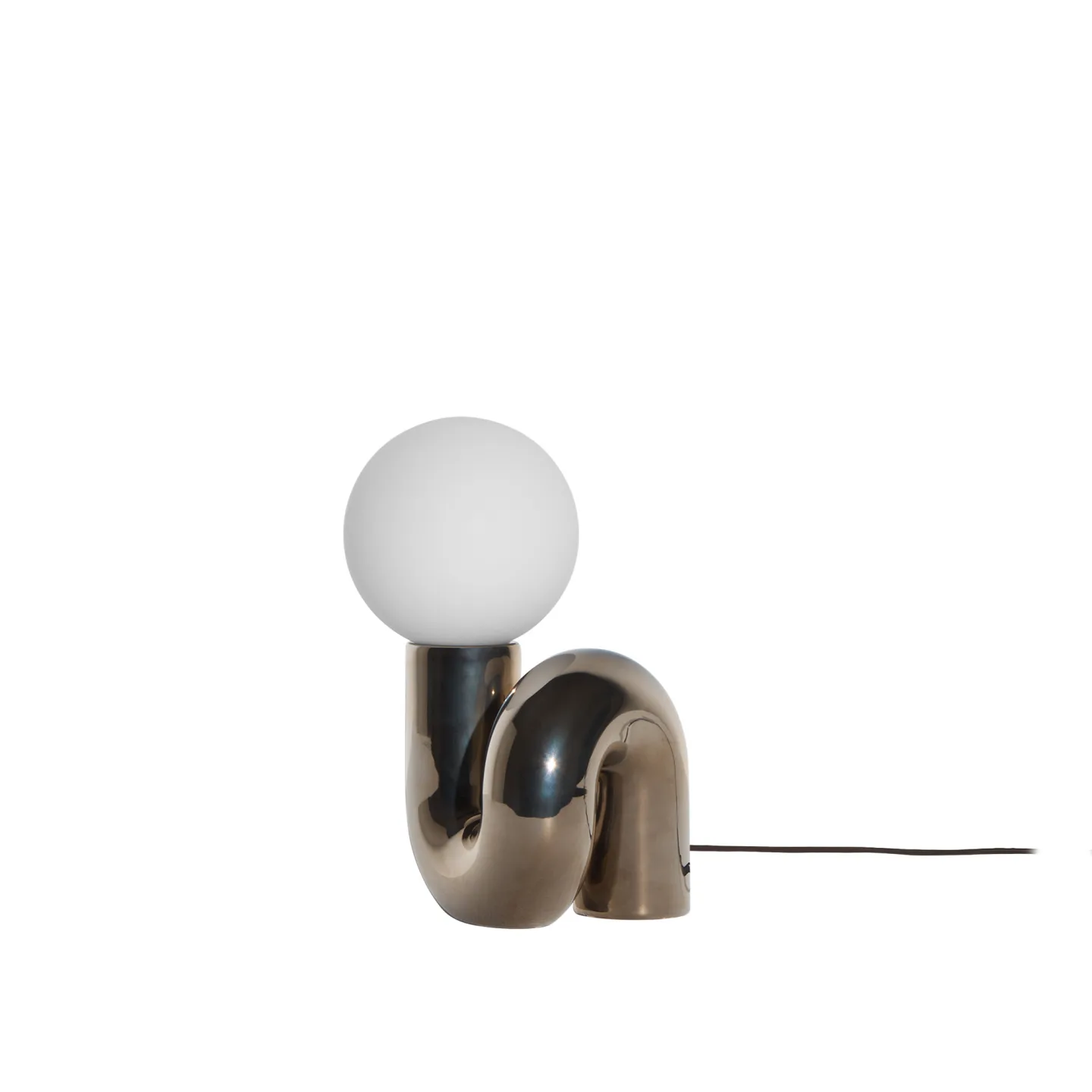 Petite Friture - Neotenic bordslampa liten platinum - Bordslampor - Jumbo - Silver - Keramik