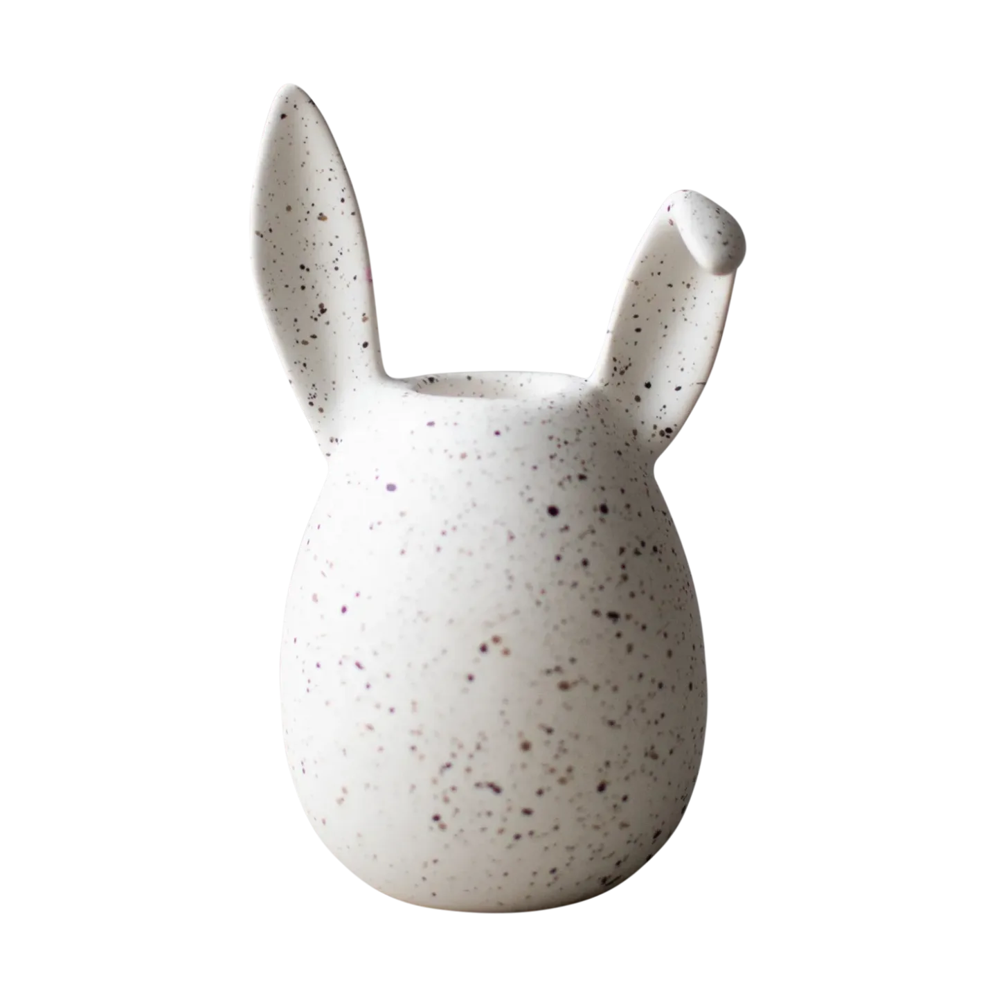 DBKD Rabbit Kerzenständer 13 cm White dot