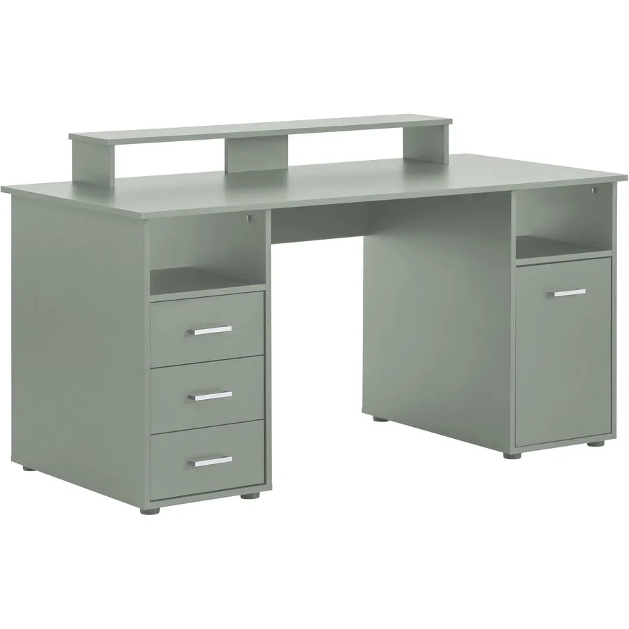 Schreibtisch Neil grün Holzwerkstoff B 150 T 70 cm