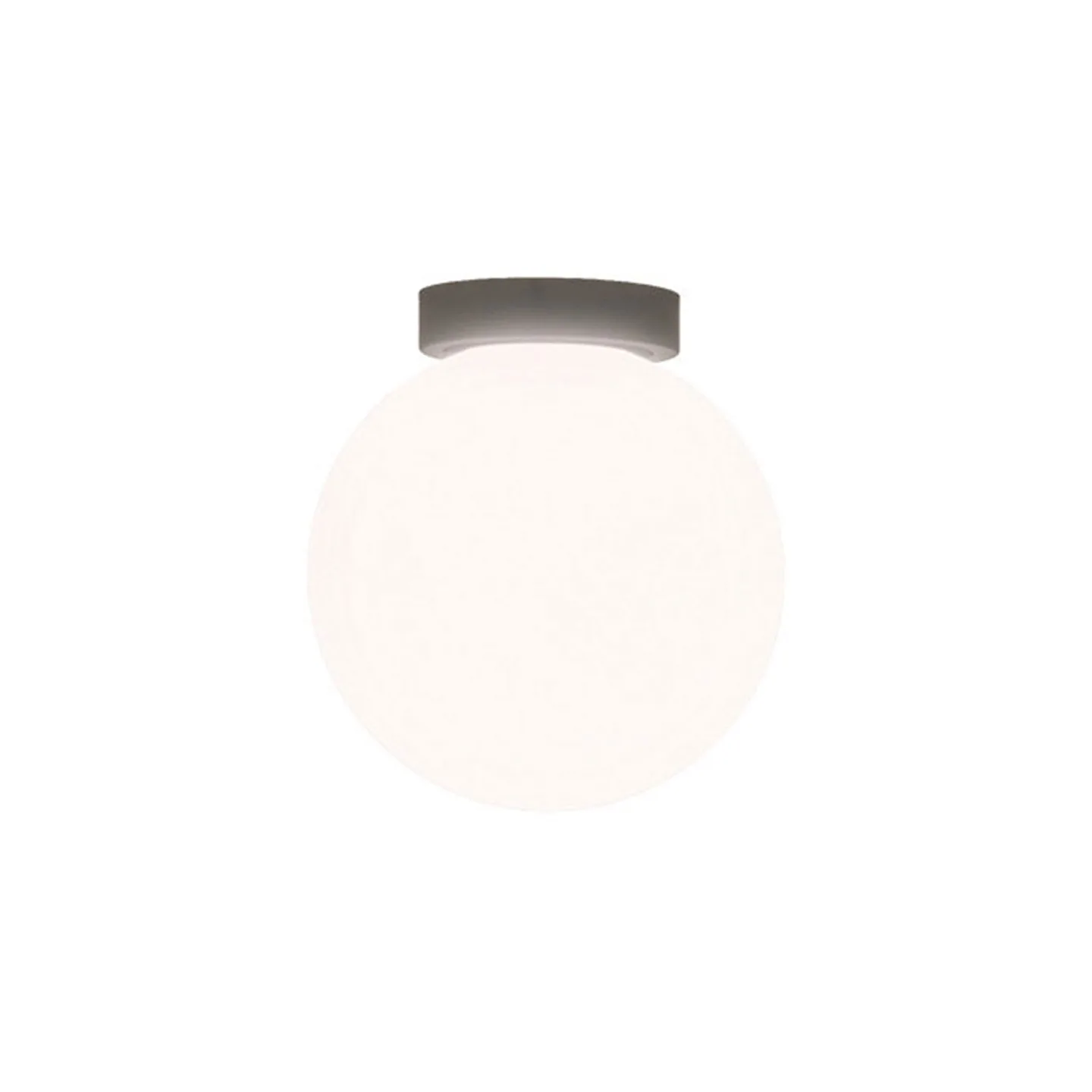 Nemo Lighting - Asteroide Ceiling Chrome / Opal White Glass - Vägglampor - Vit - Glas/Metall