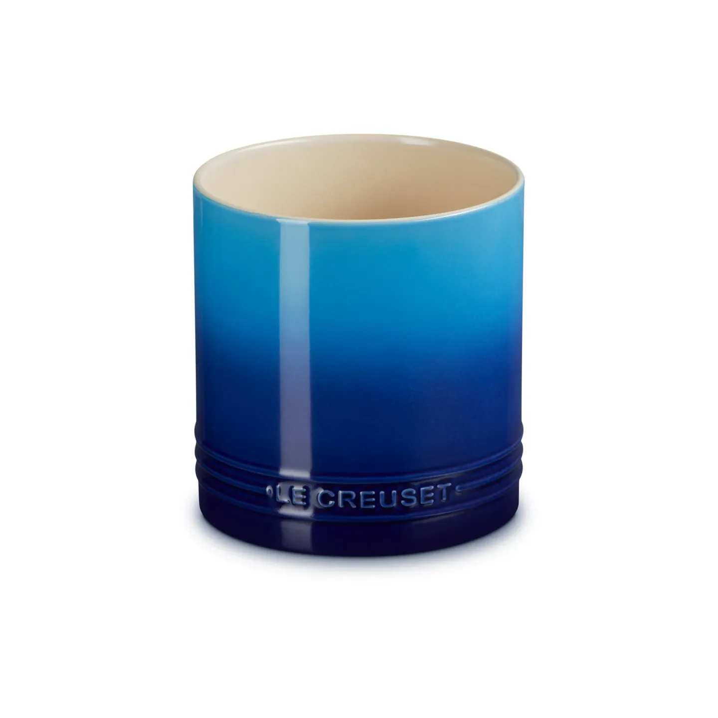 Le Creuset Signature Steingut Besteck- und Küchenutensilienkrug 1,1 L Azure
