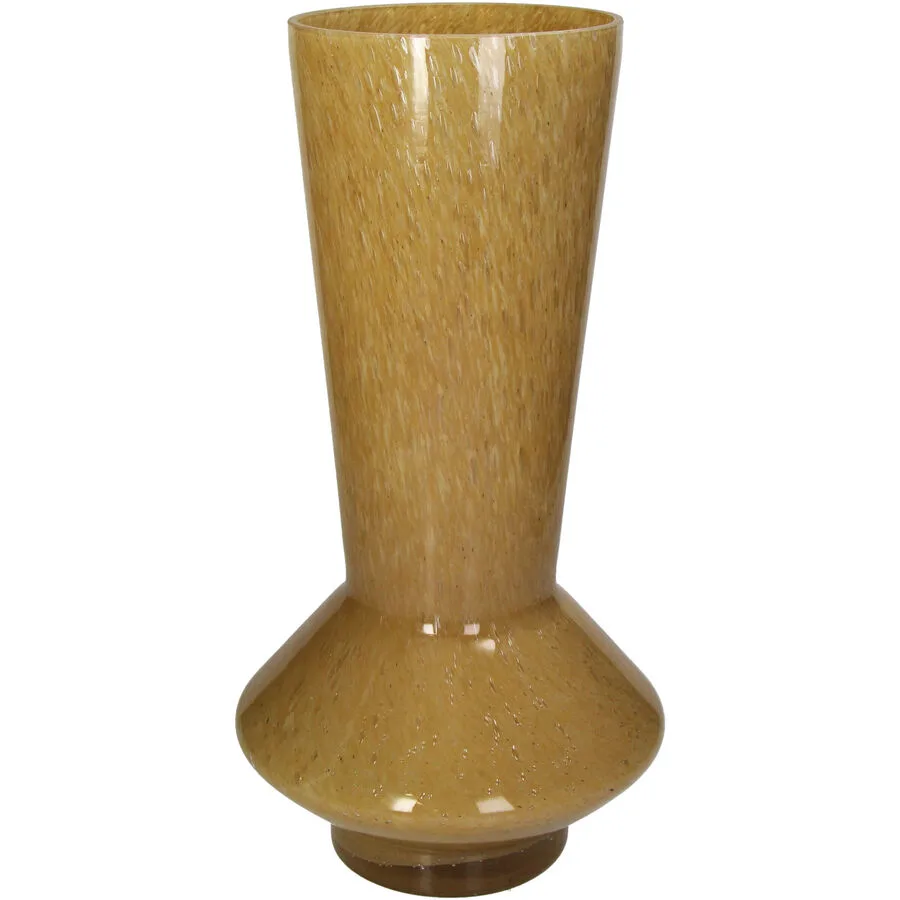 Vase Myko Ocker Glas D 21 H 40 cm
