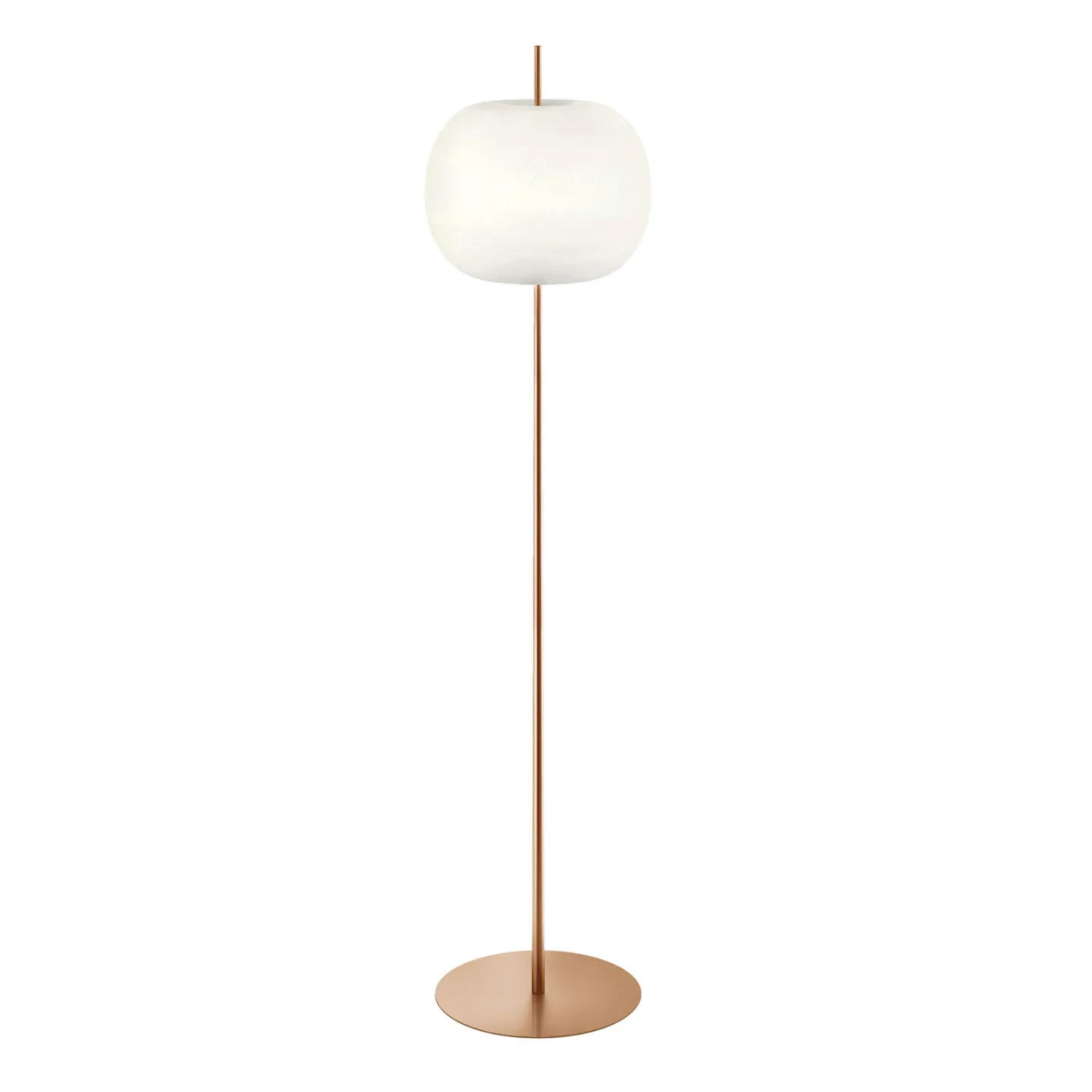 Kushi Stehleuchte XL Copper - KDLN - Wohnzimmer - Design - Metall - Mit Schirm