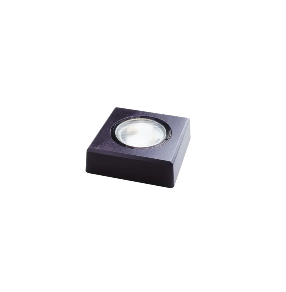 Frilight - Ljusplatta 9x9cm - Bordslampa - Svart