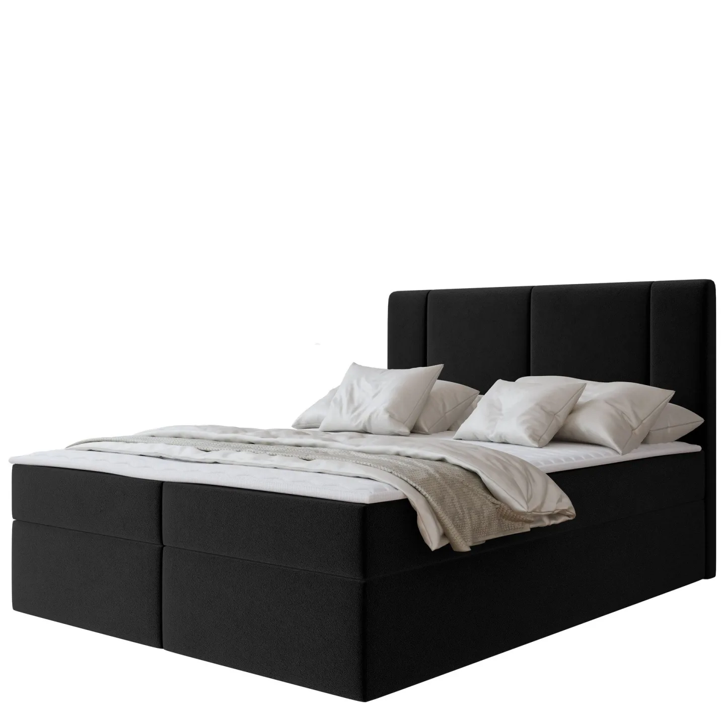 Salricus Sängpaket Kontinentalsäng 160x200 cm med Förvaring -