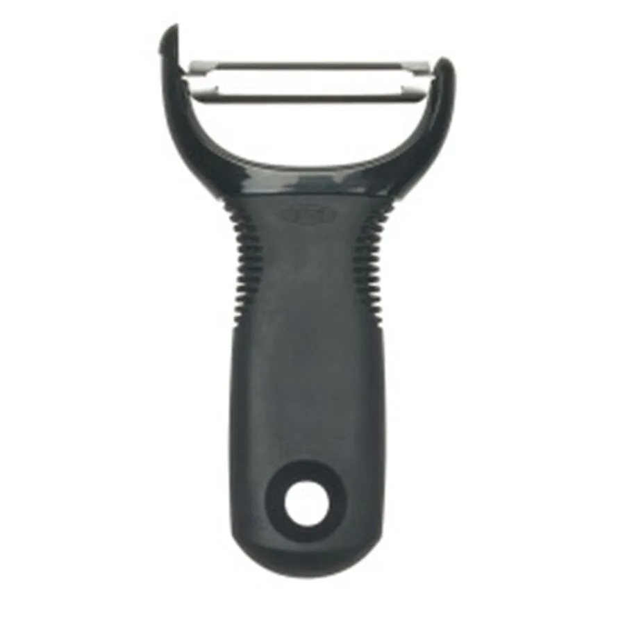 Schäler Oxo Schwarz Edelstahl 10.7 cm - Material: 18/10 Edelstahl - Schäler