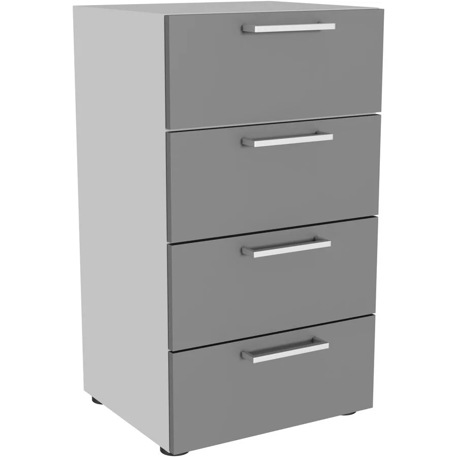 Kommode Window Grau Holzwerkstoff 41 cm 35 cm - Farbe: anthrazit - Möbel Konfigurator: Traummöbel individuell zusammenstellen - Schweizer