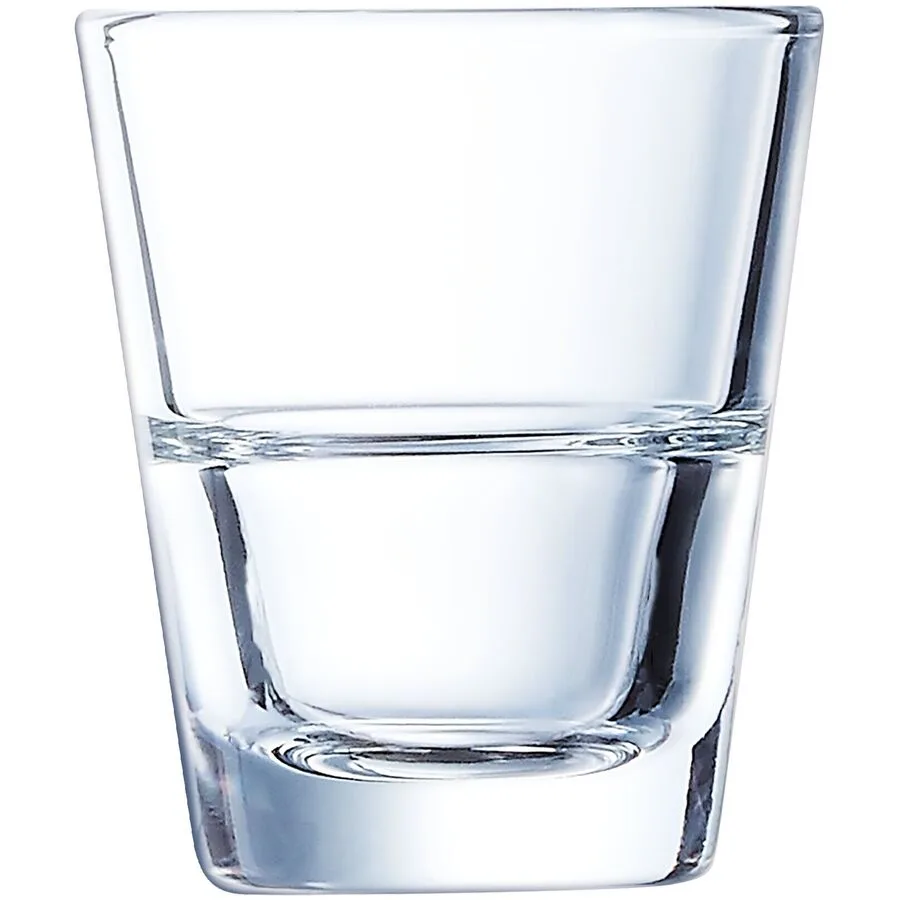 Arcoroc Schnapsgläser-Set Stack Up Transparent Glas 6 cm 5 cm