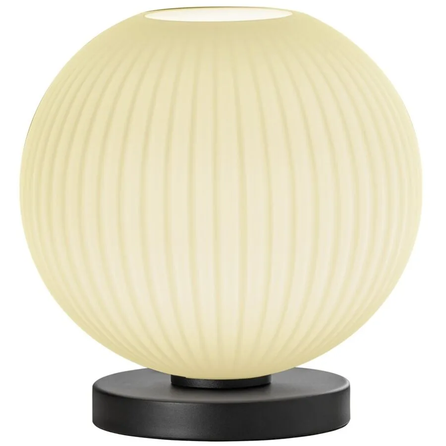 Tischlampe Loft Schwarz/Weiss Metall 25 cm 25 cm
