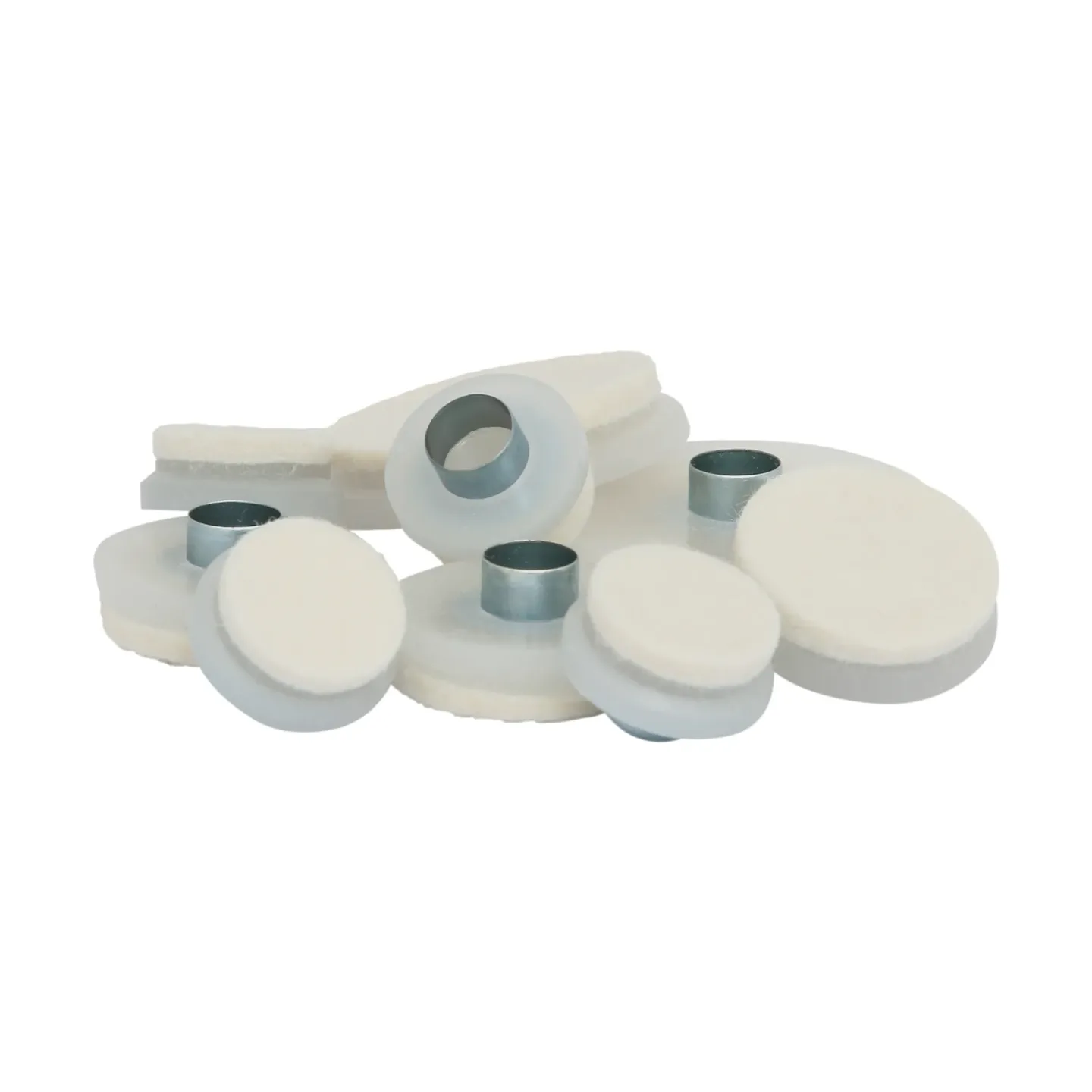 Guardian Filzgleiter zum anschrauben Ø37 mm 8er-Pack Weiß