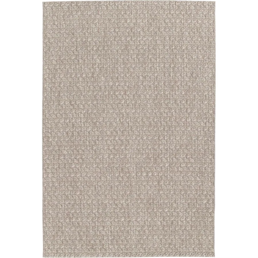 Teppich Karo Natur Einfarbig Polypropylen 80 x 150 cm