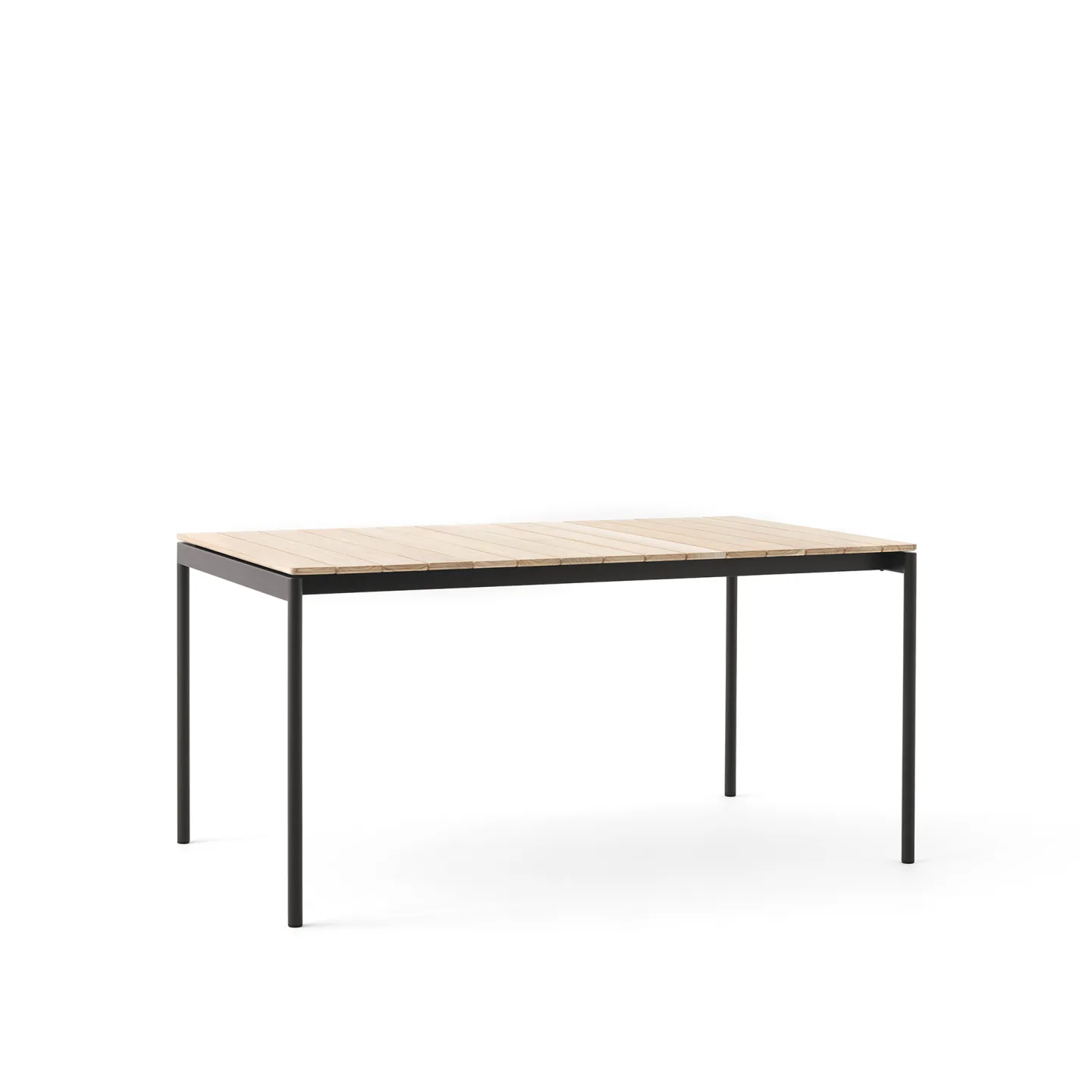 &Tradition - Ville Table AV25 Warm Black - Matbord utomhus - Anderssen & Voll - Svart - Metall/Trä