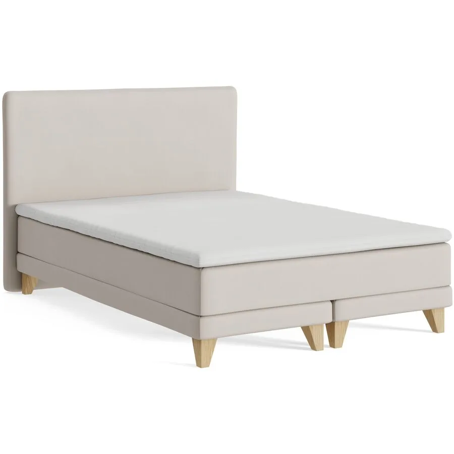 Boxspringbett President Beige Stoff 140 x 200 cm - Möbel Konfigurator: Traummöbel individuell zusammenstellen