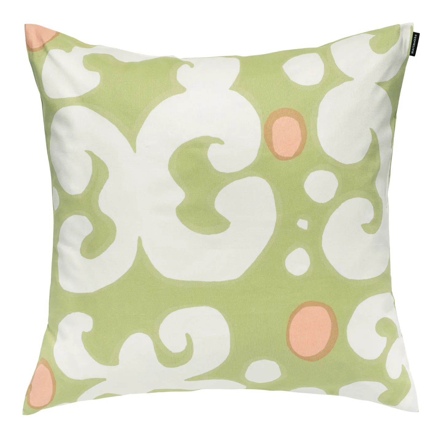 Marimekko - KEIDAS CUSHION COVER 50x50, pear, off white, powder - Prydnadskuddar och kuddfodral - Annika Rimala
