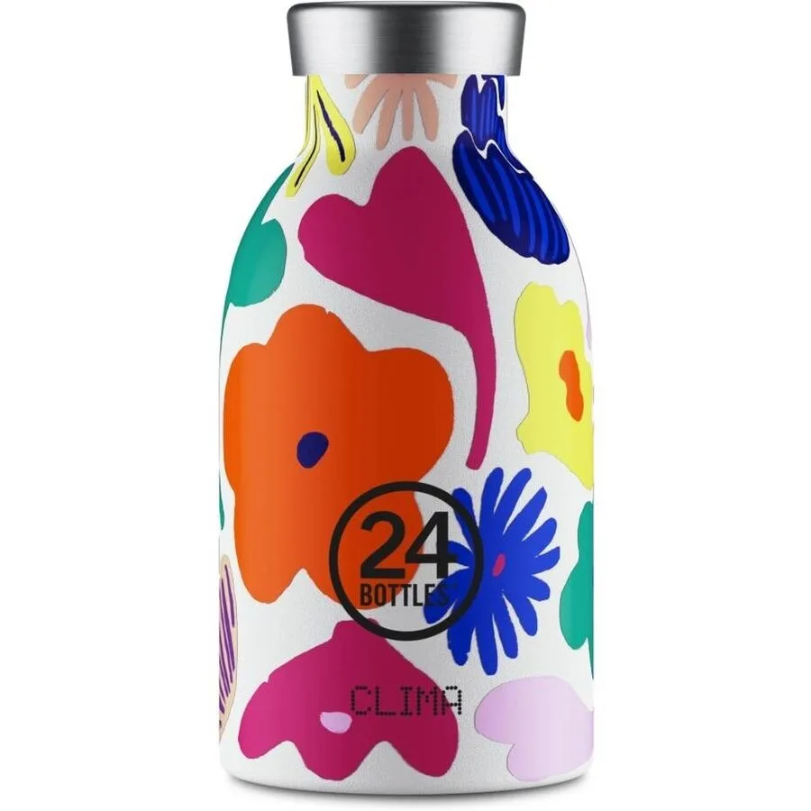 Thermosflasche 24 Bottles Acqua Fiorita Schraubverschluss H 15 cm 330 ml