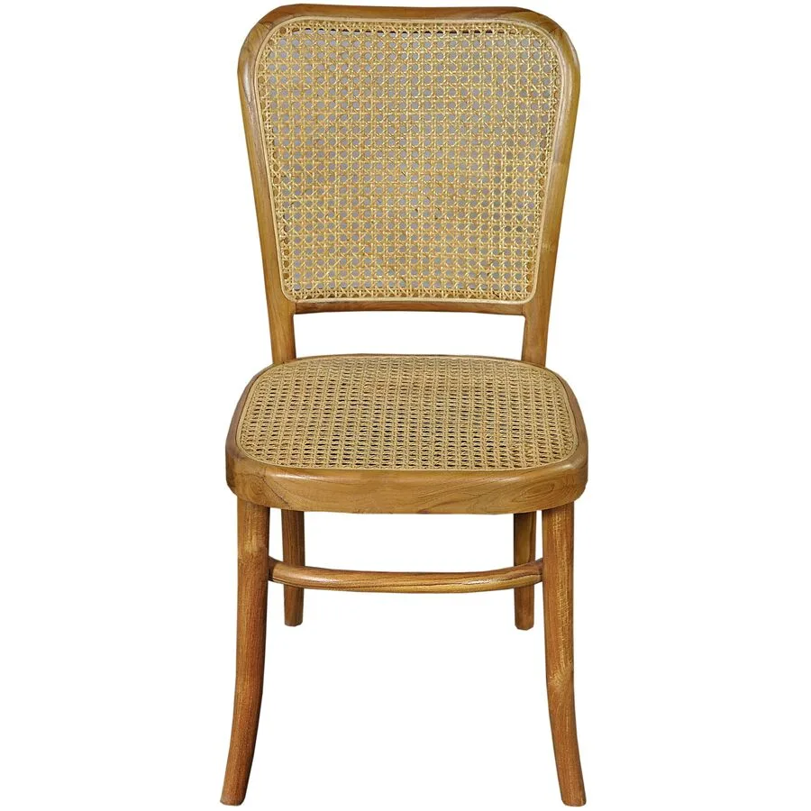 Stuhl Vivienne natur Teak, Rattan