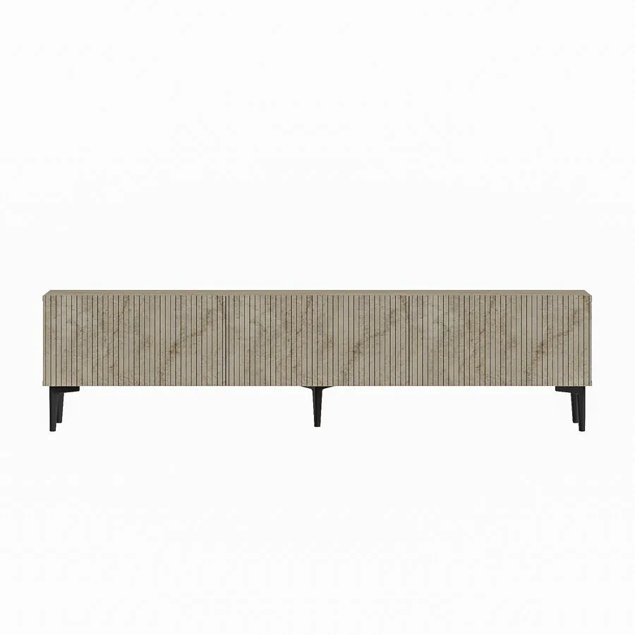 TV-Möbel Georis Braun/beige marmoriert Holzwerkstoff B 160 cm