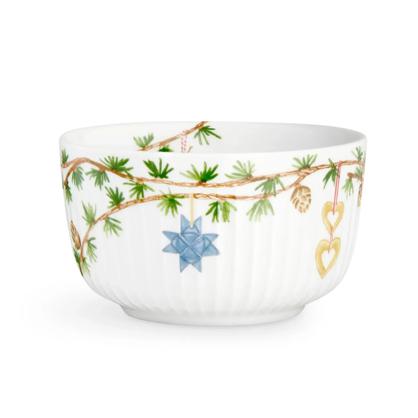 Kähler Hammershøi Christmas skål Ø12 cm Vit