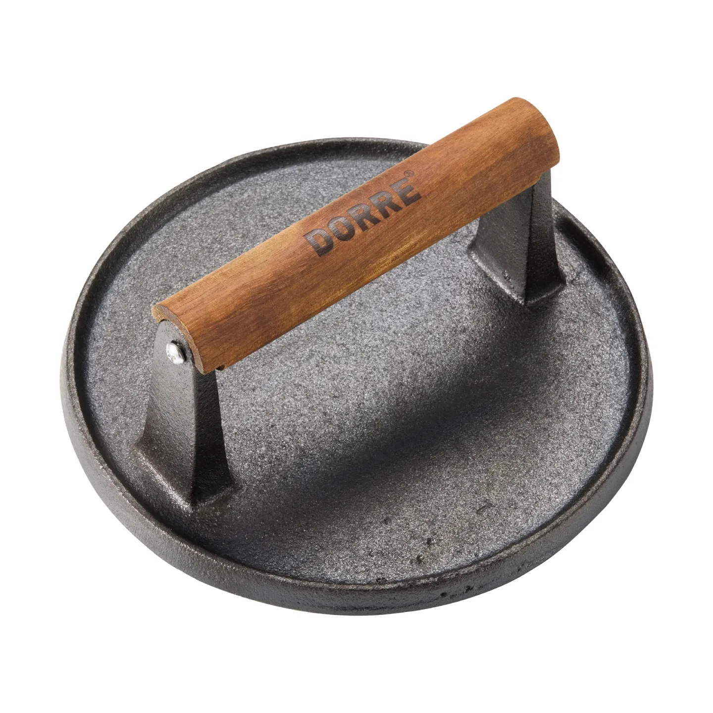 Dorre Hally Hamburgerpresse Ø17,7 cm Gusseisen-Akazie
