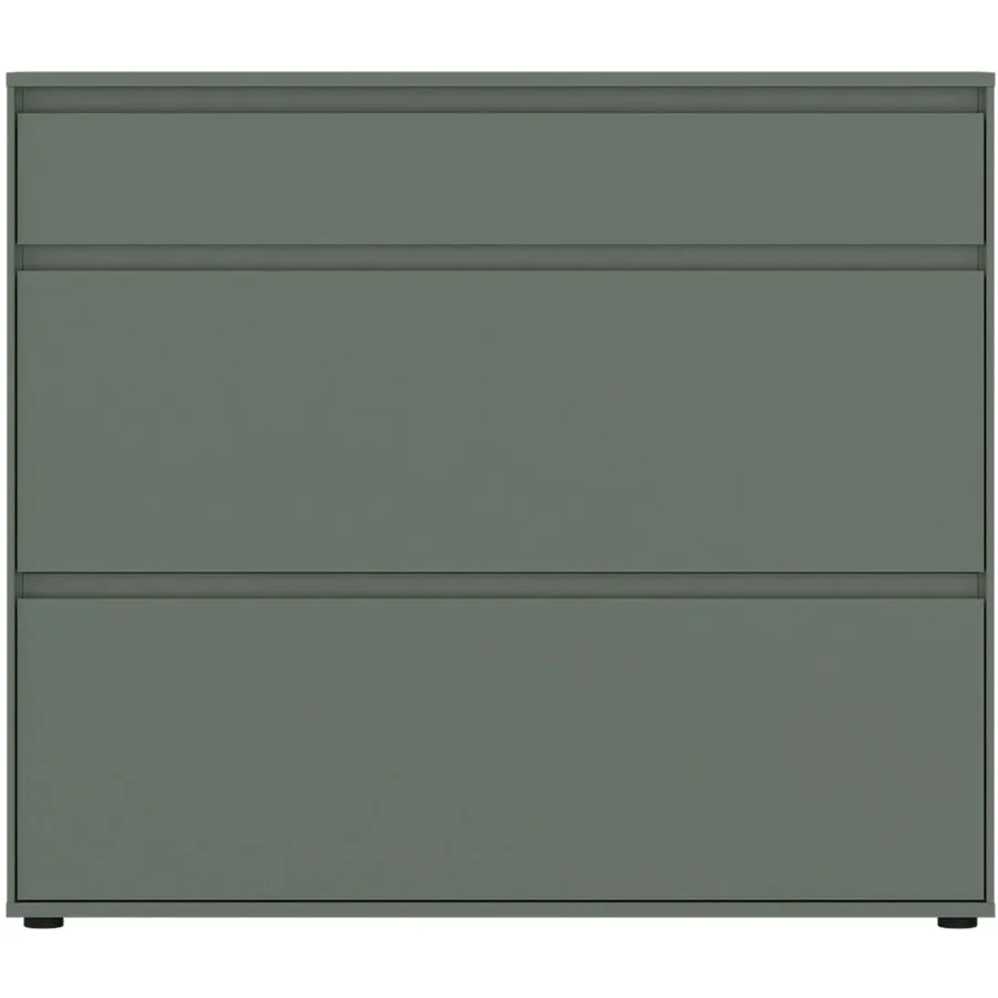 Schuhschrank Birio Salbei Spanplatte B 111.5 cm H 96.8 cm