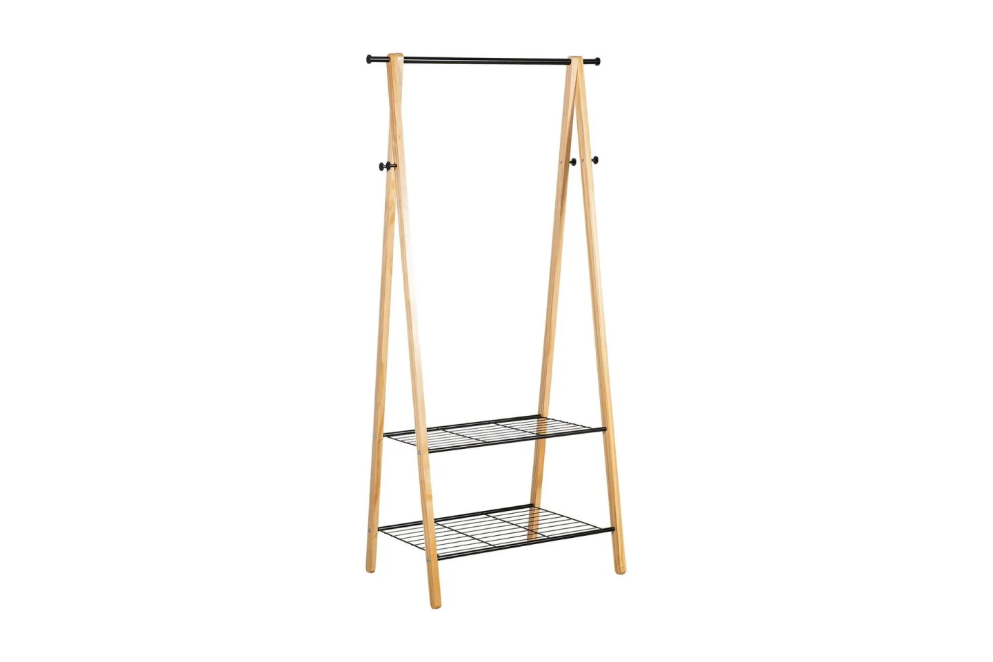 Klädhängare Forest 2 Hyllor Och 4 Krokar 79x45x155 -