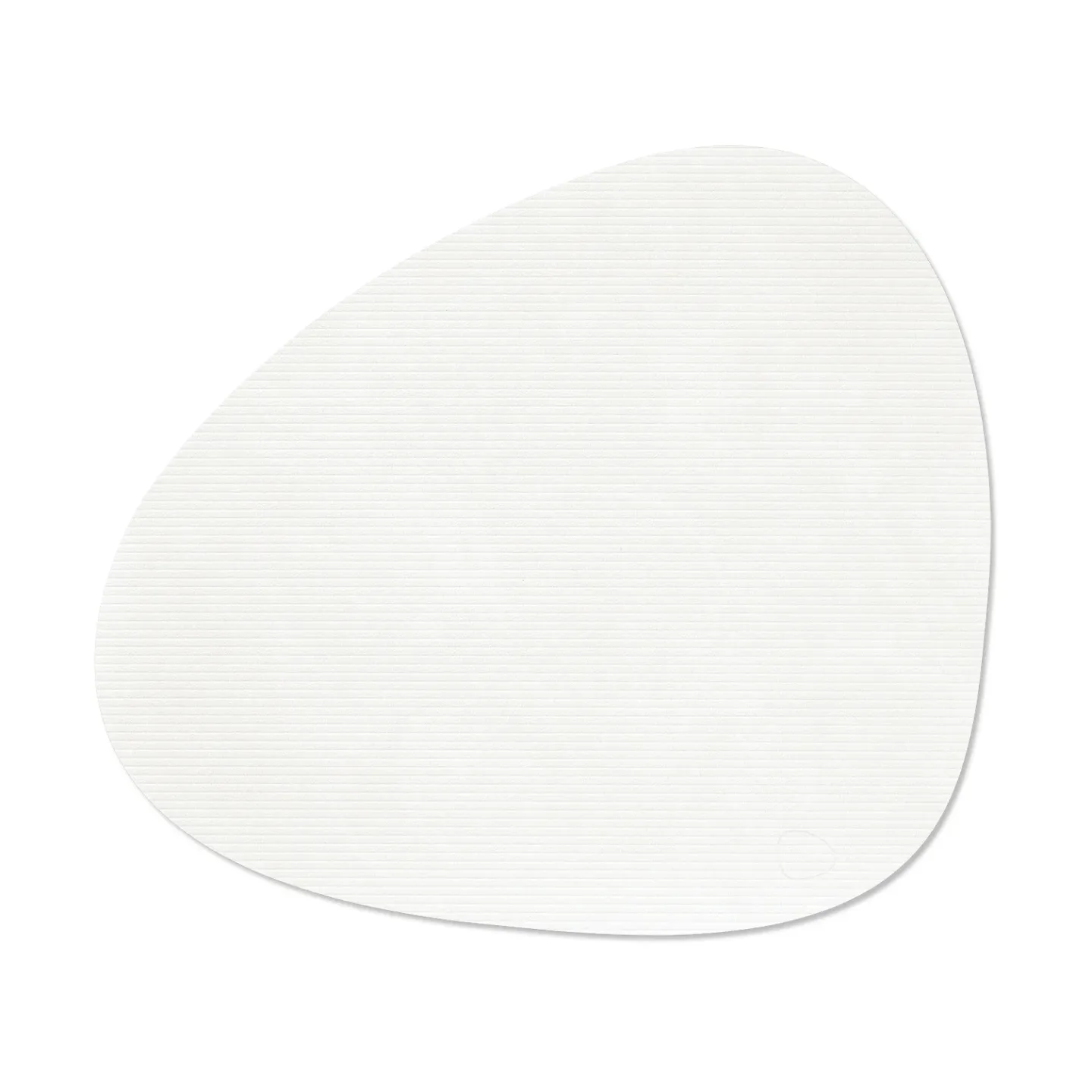 LIND DNA Corduroy Tischset curve L Pure white