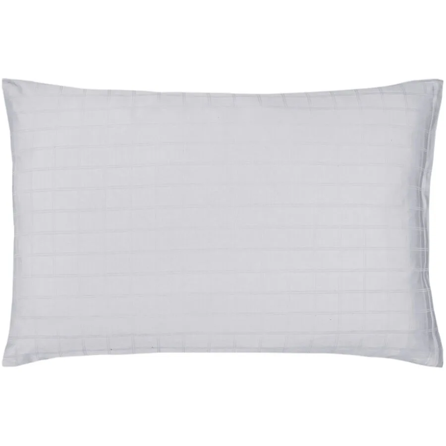 Flair Kissenbezug Damast Weiss Baumwolle 65 cm 100 cm