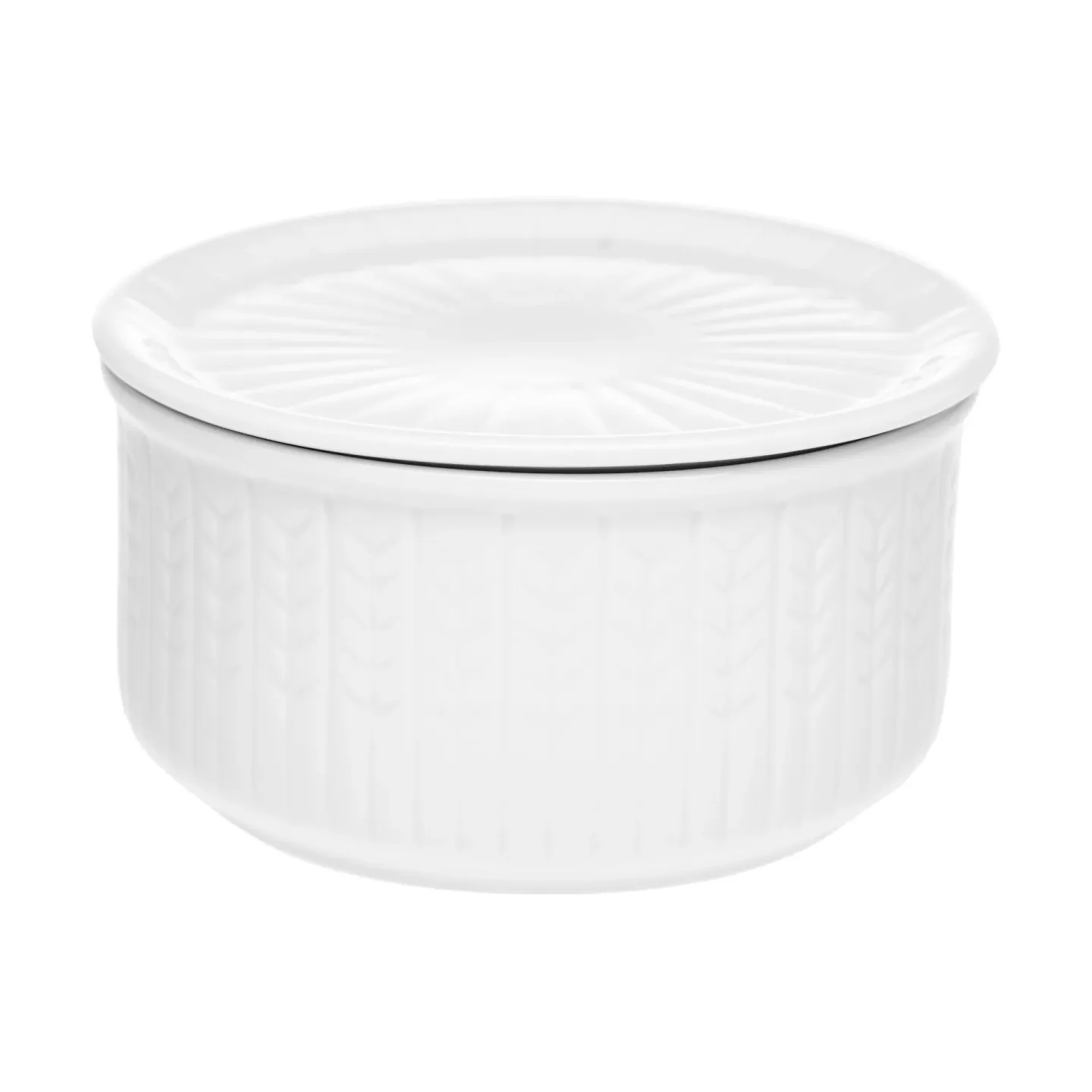 Rörstrand Swedish Grace Aufbewahrungsdose niedrig S 0,3 L Schnee