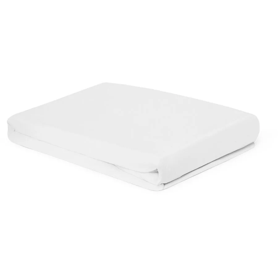 Fixleintuch Mila Weiss Baumwolle 90 cm - Material: Bio-Baumwolle