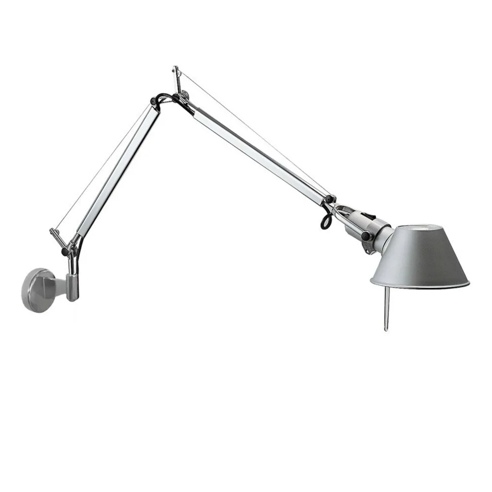 Artemide - Tolomeo Mini LED Vägglampa - Vägglampor - Giancarlo Fassina,Michele De Lucchi - Silver