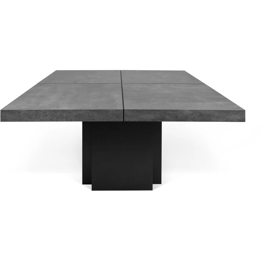 Esstisch Duck Betongrau Holzwerkstoff B 150 T 150 cm