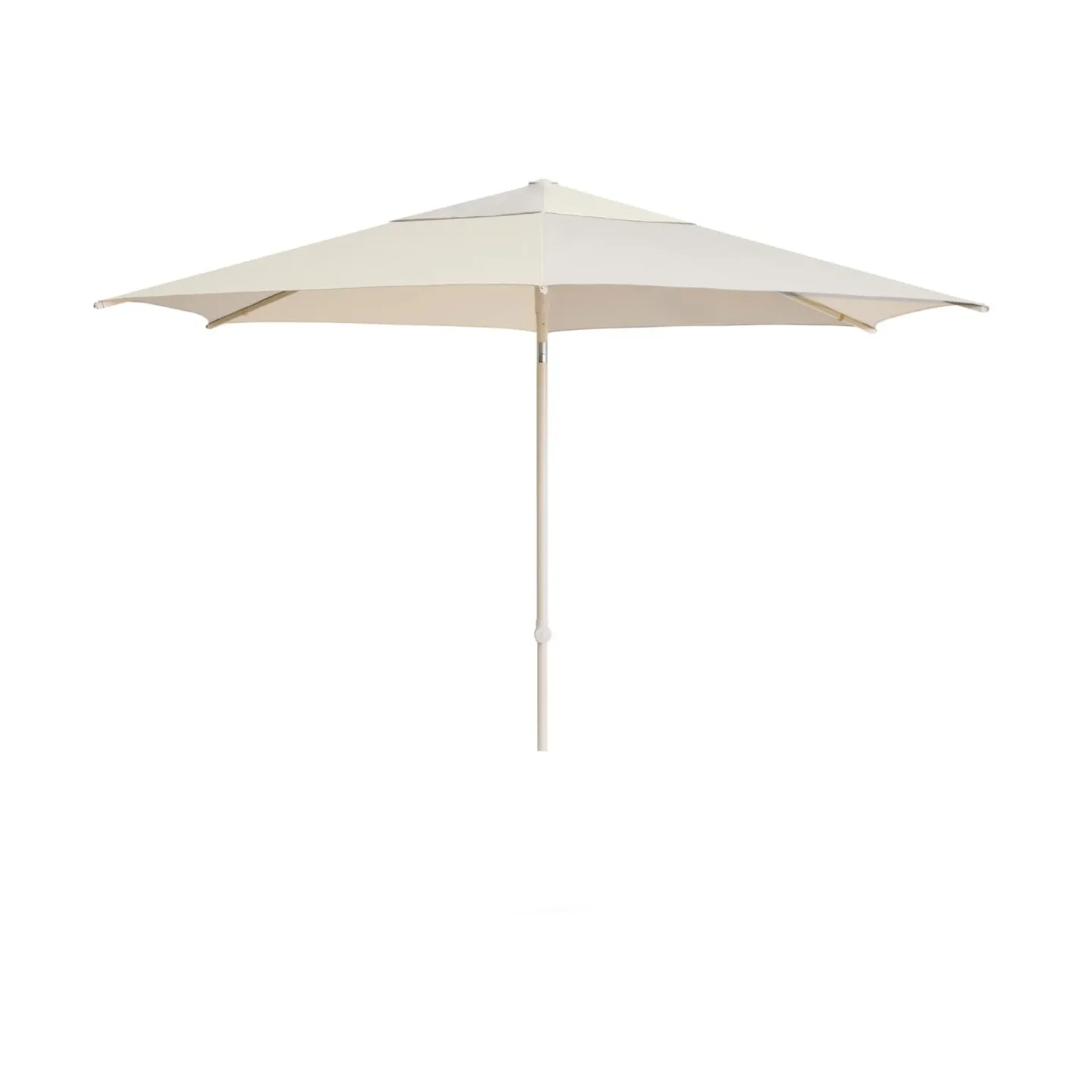 HAY Terrazza Hexagon parasoll Off white-grey