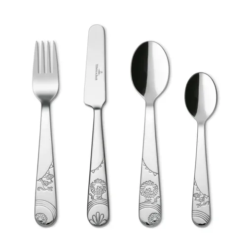 Villeroy & Boch Roar like a Lion Kinderbesteck 4 Teile Edelstahl