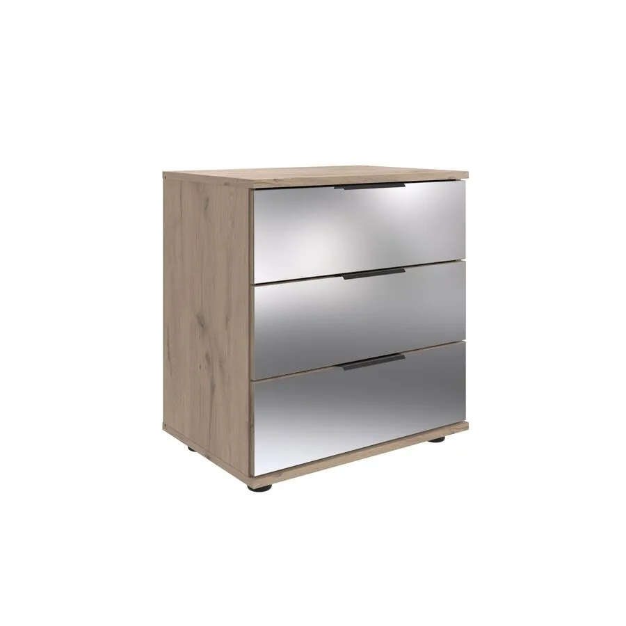 Nachttisch Metac Eiche Nachbildung Holzwerkstoff B 52 H 58 cm