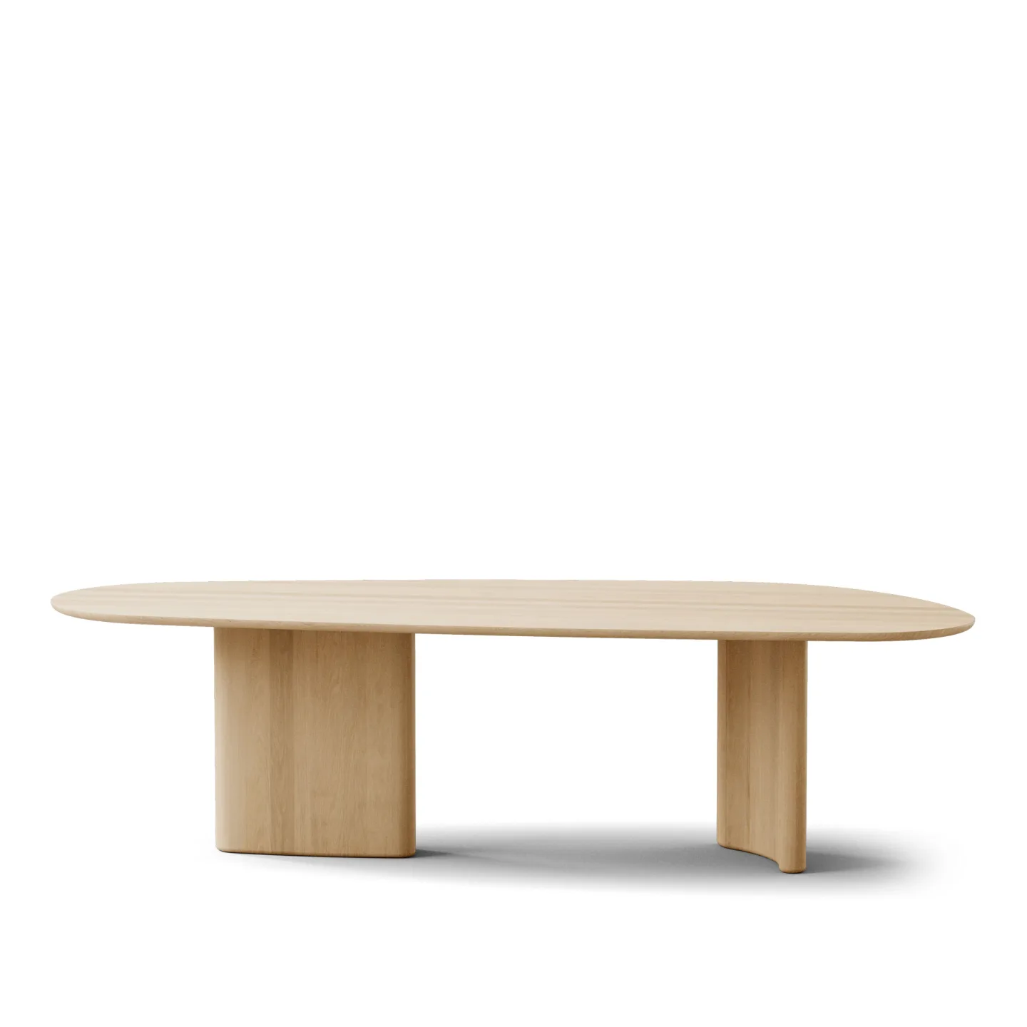 Dk3 - Tangent Table Rectangular L240 x W110 x H72 cm Max 2 extension leaves Oak - soap - Matbord - Beige