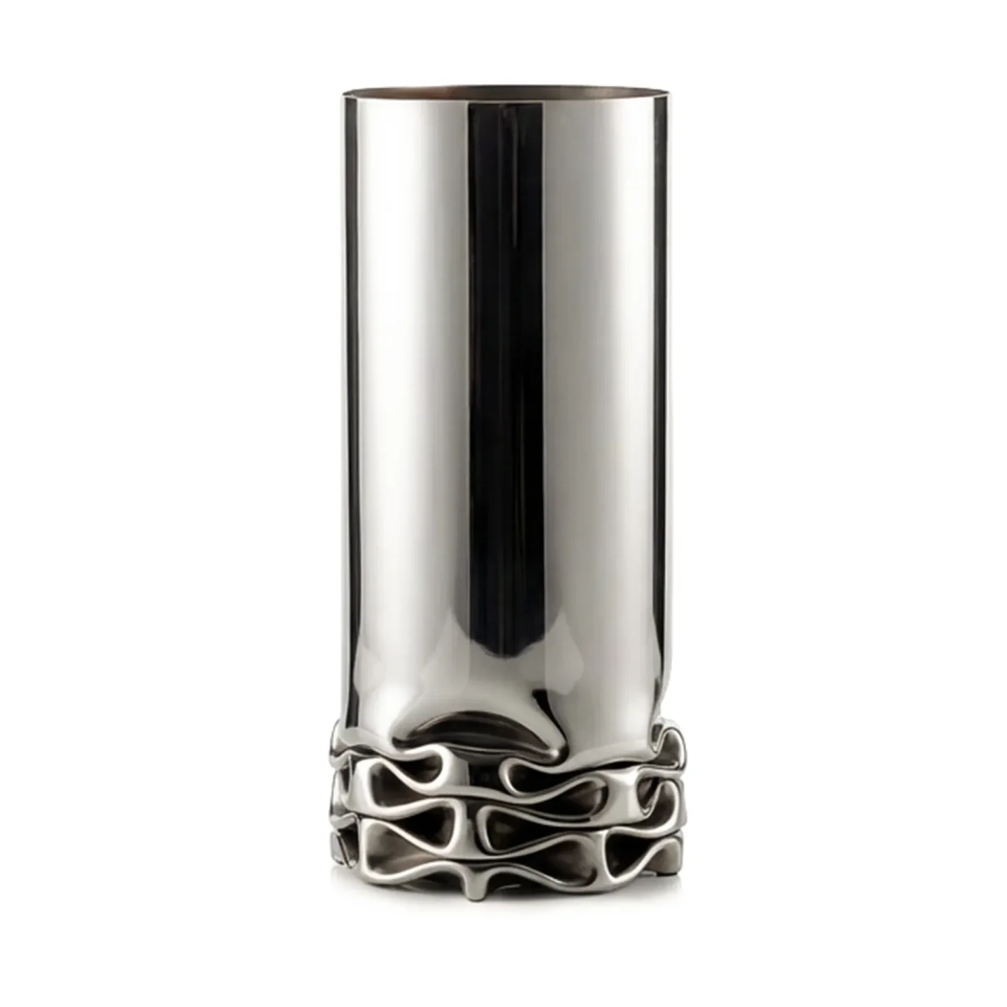 Design House Stockholm Hydraulic Vase 25 cm Edelstahl, 33 cm