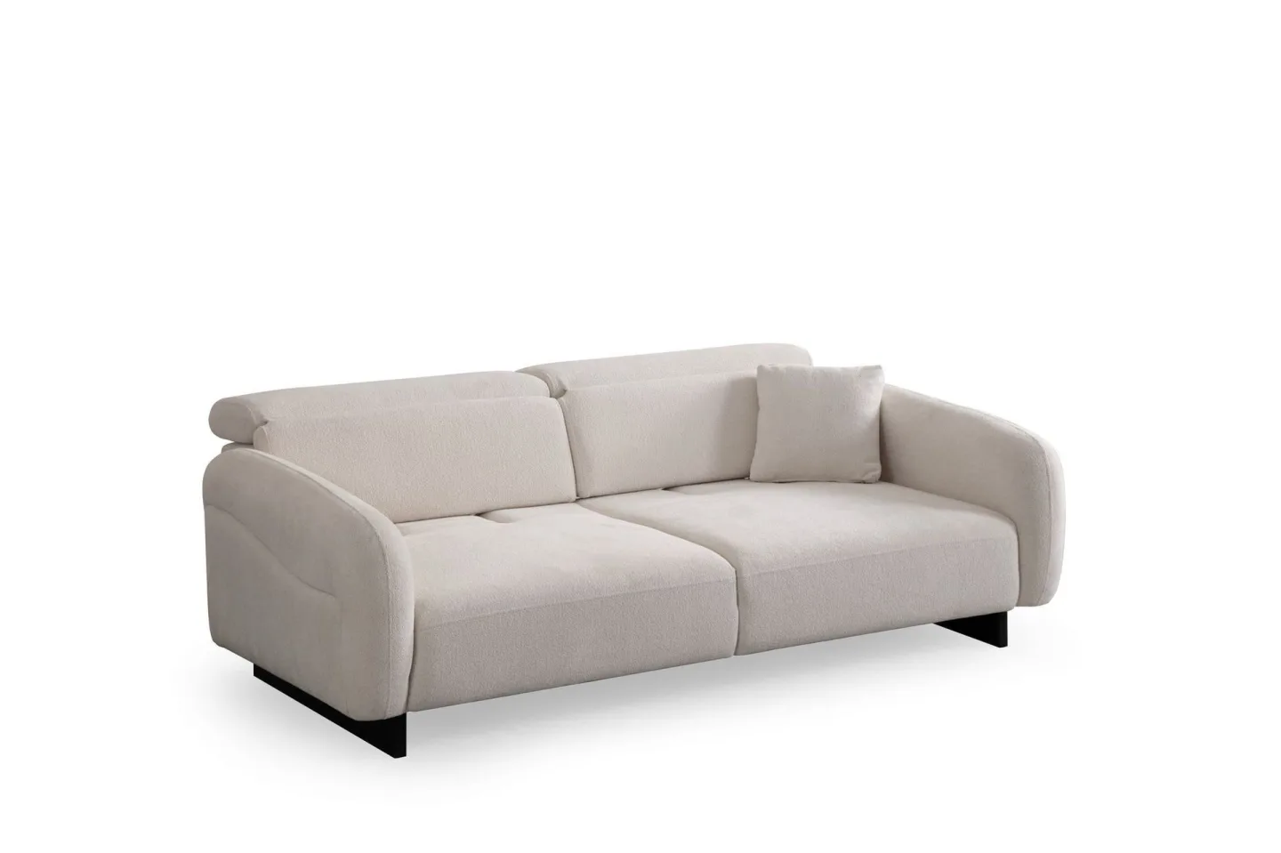 Ingang 3-sits Soffa Chenille - Vit