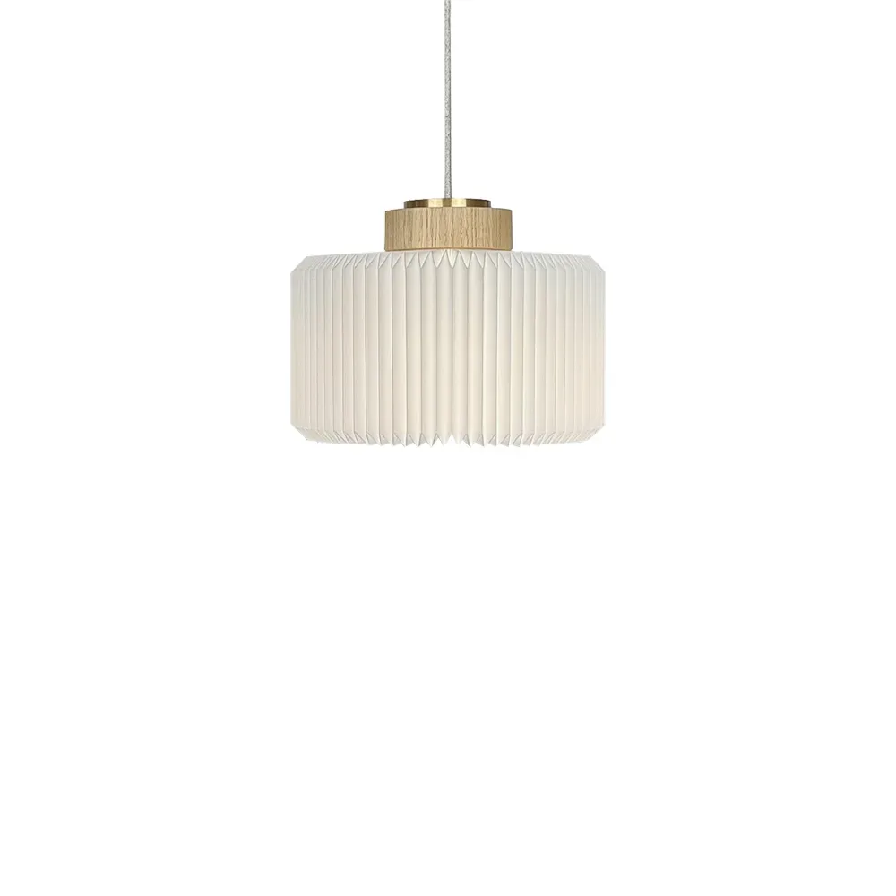 Le Klint Cylinder 183 pendel vit, medium, upphänge ljus ek