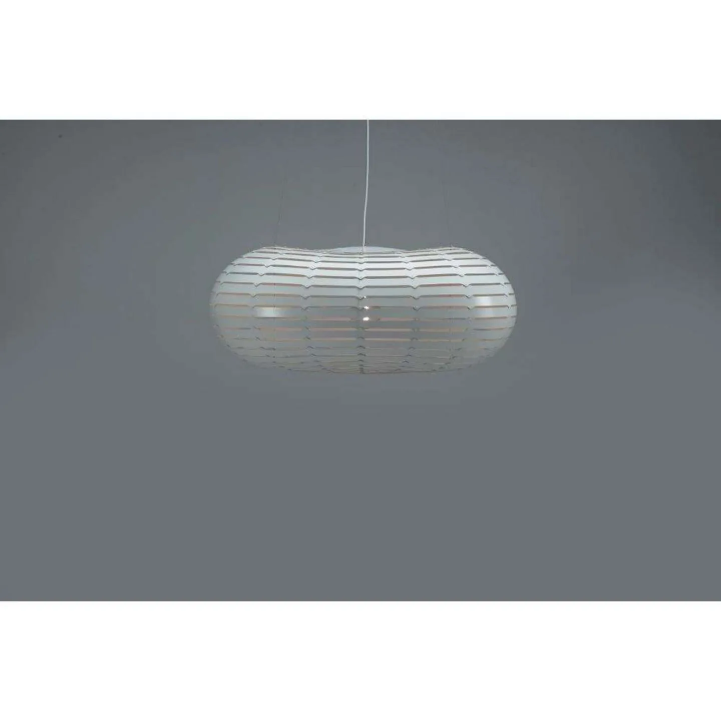 Cloud Pendelleuchte Small White/White - David Trubridge - Wohnzimmer - Bambus