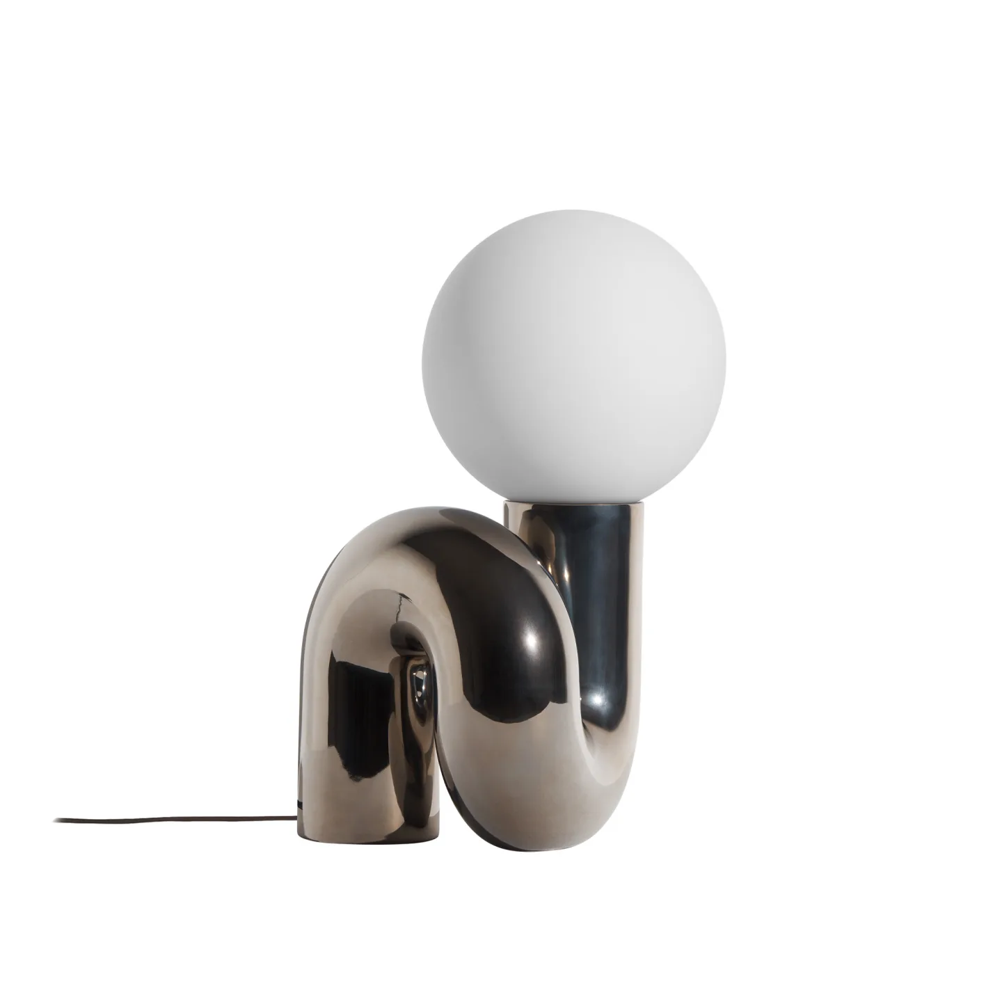 Petite Friture - Neotenic bordslampa stor platinum - Bordslampor - Jumbo - Silver - Keramik